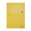 Exacompta yellow A4 window folder (100-pack) 404439 - 1