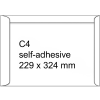 Exclusive C4 white envelope self-adhesive, 229mm x 324 mm (50-pack) 209182 - 2