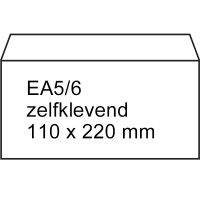 Exclusive EA5 / 6 white envelope self-adhesive, 110mm x 220mm (200-pack) 401520-200 209168