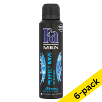 Fa Perfect Wave deodorant spray for men, 150ml (6-pack) SFA06003