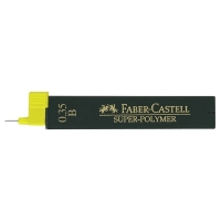 Faber-Castell B mechanical pencil refills, 0.35mm (12-pack) FC-120301 220103