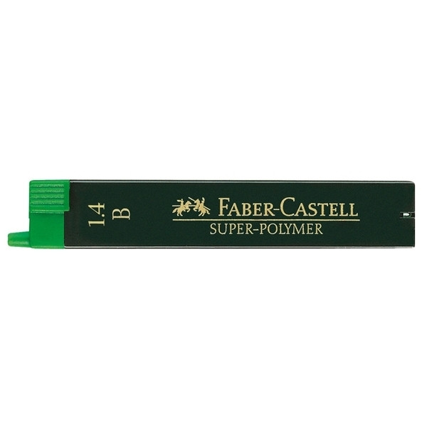 Faber-Castell B mechanical pencil refills, 1.4mm (6-pack) FC-121411 220110 - 1