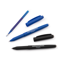 Ballpoint pen with refill | erasable | blue-black | Eberhard Faber 220137