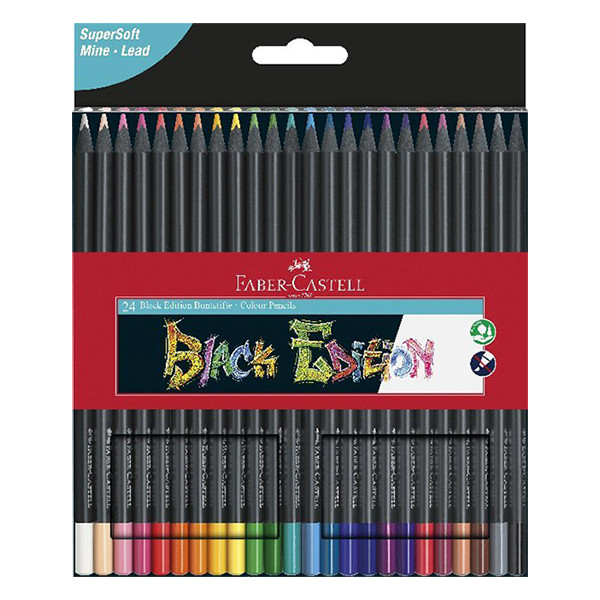 Faber-Castell 'Black Edition' colouring pencils (24-pack) FC-116424 220163 - 1