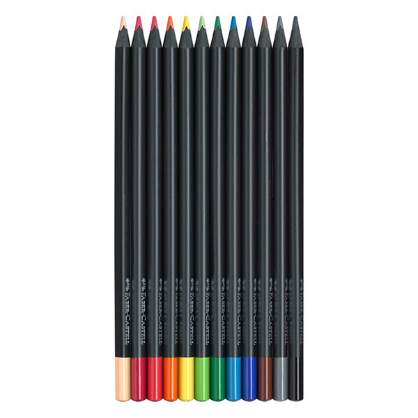 Colouring pencils | Eberhard Faber Classic 'Black Edition' | 12-pack 220162 - 2