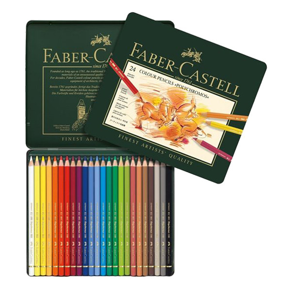 Colouring pencils | Faber-Castell Polychromos | 24-pack 220192 - 1