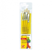 Faber-Castell Eberhard Faber boar bristle brush set (4-pack) EF-579923 220097