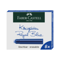Fountain pen refill | royal blue | Faber-Castell | 6-pack 220171