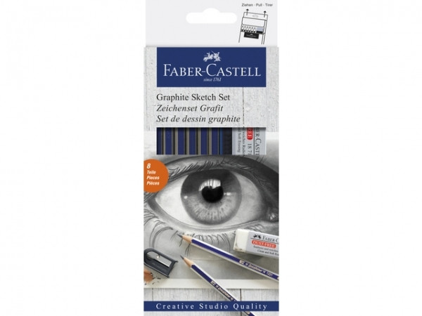 Faber-Castell Goldfaber Studio Sketch Set pencils (8-pack) FC-114000 220087 - 1