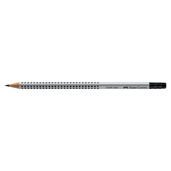 Faber-Castell Grip 2001 pencil with eraser (B) FC-117201 220074 - 1
