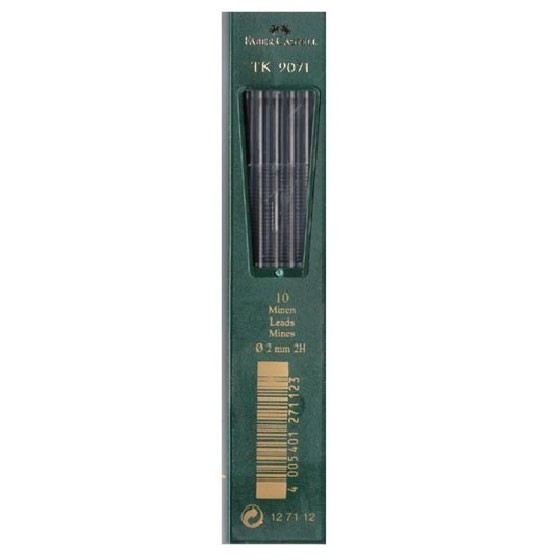 Mechanical pencil refill 2H | 2.0mm | Faber-Castell | 10-pack 220116 - 1