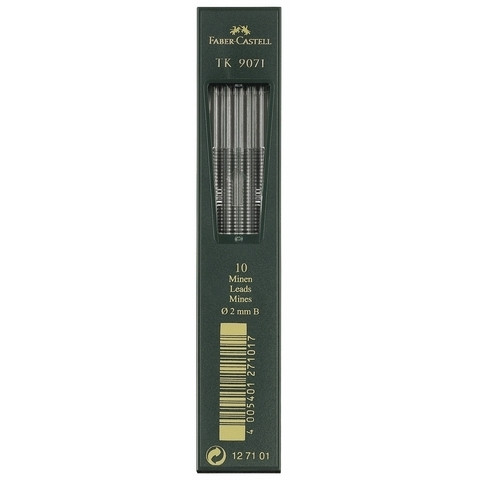 Mechanical pencil refill B | 2.0mm | Faber-Castell | 10-pack 220113 - 1