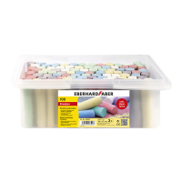 Outdoor chalk | assorted colours | Eberhard Faber | 100-pack 220178