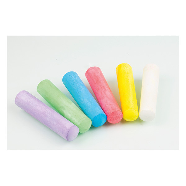 Outdoor chalk | assorted colours | Eberhard Faber | 50-pack 220177 - 2