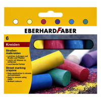 Outdoor chalk | assorted colours | Eberhard Faber | 6-pack 220181