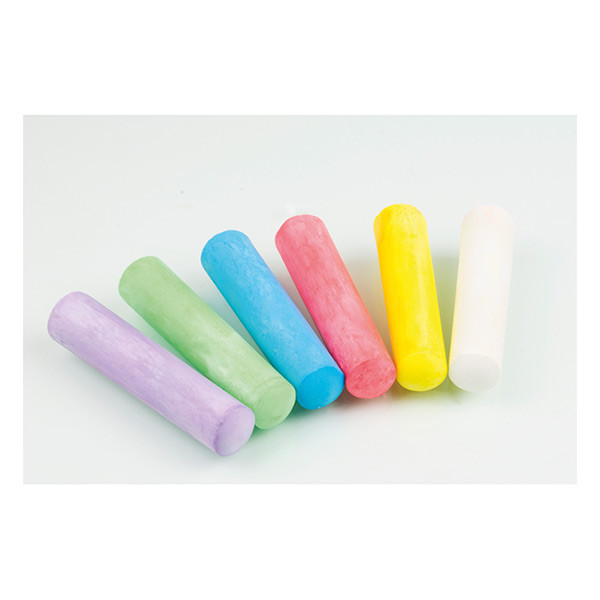 Outdoor chalk | assorted colours | Eberhard Faber | 6-pack 220181 - 2