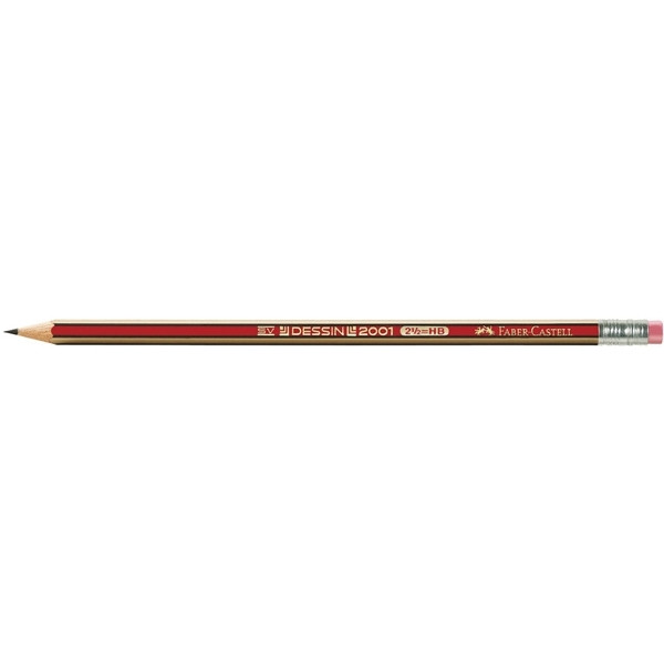 Faber-Castell Pattern pencil with eraser (HB) FC-112100 220016 - 1