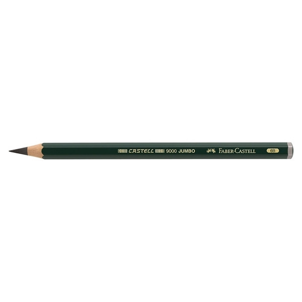 Pencil (6B) | Faber-Castell Jumbo 9000 | 12-pack 240054 - 1