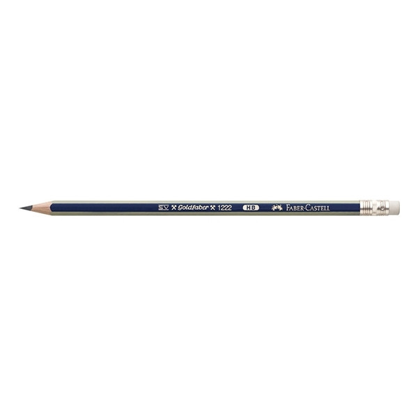 Pencil (HB) with eraser | Faber-Castell Goldfaber 1222 220055 - 1