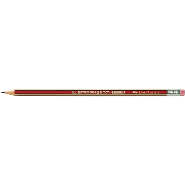 Pencil (HB) with eraser | Faber-Castell Pattern 220016 - 1
