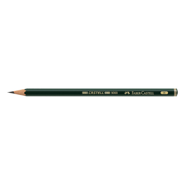 Pencil (H) | Faber-Castell 9000 | 12-pack 220216 - 1