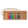 Faber-Castell Polychromos colour and graphite pencils in roll-up case with eraser (30-pack)