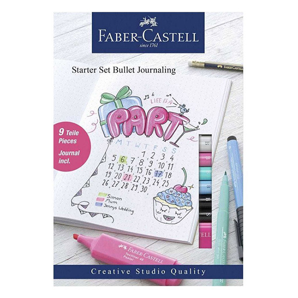 Faber-Castell starter bullet journaling hand lettering set (9-pack) FC-267125 220139 - 1