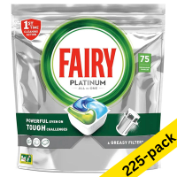 Dishwasher tablets | Fairy All-in-One Platinum Regular | 225-pack SDR06229