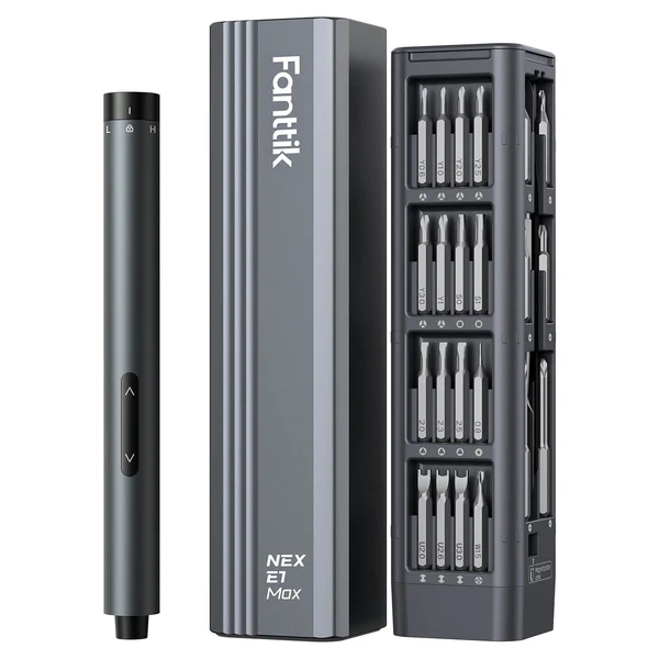 Fanttik E1 Max 3.7V | Precision Electric Screwdriver Kit | Grey IE000454 - 1