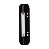 Fastener strips with perforation 6 or 8cm | black | 123ink | 100-pack 301550