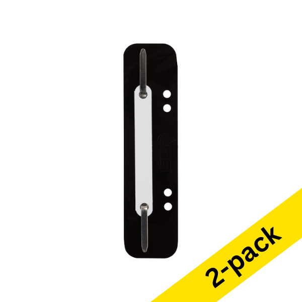 Fastener strips with perforation 6 or 8cm | black | 123ink | 100-pack x2 202140 - 1