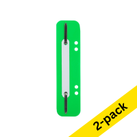 Fastener strips with perforation 6 or 8cm | green | 123ink | 100-pack x2 202143