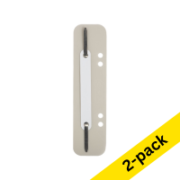 Fastener strips with perforation 6 or 8cm | grey | 123ink | 100-pack x2 202146