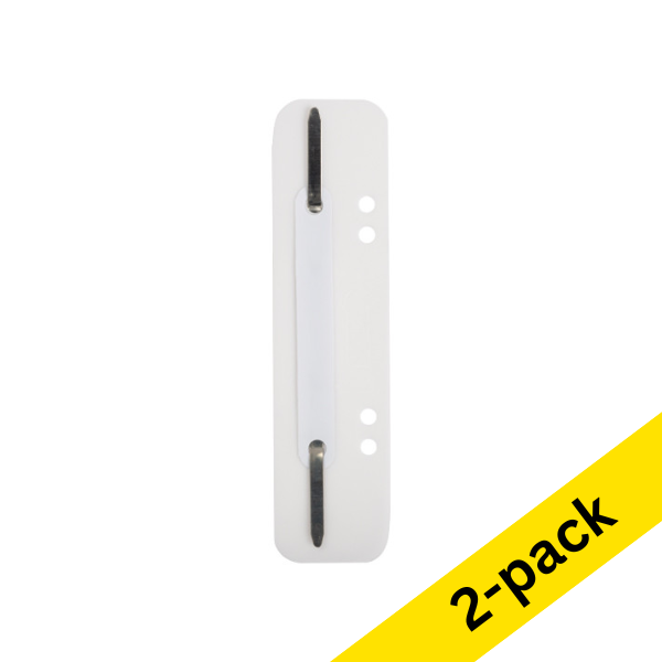 Fastener strips with perforation 6 or 8cm | white | 123ink | 100-pack x2 202145 - 1