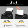 ⭐ P4 paper shredder | Fellowes AutoMax 90M cross-cut 848136 - 5