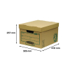 A4 archive box 275 x 326 x 396mm | Fellowes Earth | 10-pack 213235 - 4