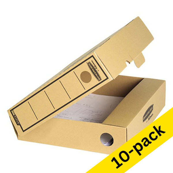 A4 archive box 70 x 322 x 260mm | Fellowes Earth | 10-pack 213236 - 1