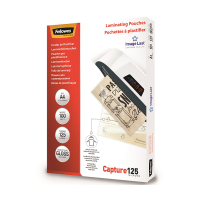 Fellowes A4 laminating pouch 125 micron | glossy | Fellowes ImageLast 100-pack 5307407 213385