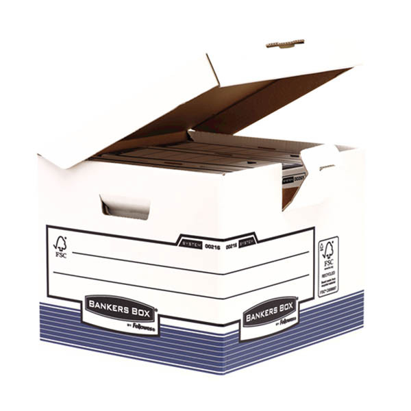 A4 storage & transport box (395 x 377 x 310mm) | Fellowes Bankers Box 214154 - 2