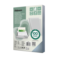 Fellowes A4 transparent binding cover, 150 microns (100-pack) 207249