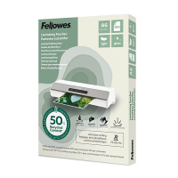 A6 laminating pouch 80 micron | glossy | Fellowes recycled 100-pack 207207