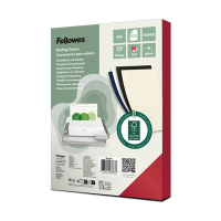 Fellowes Chromolux red A4 binding cover 250g (100-pack) 213223