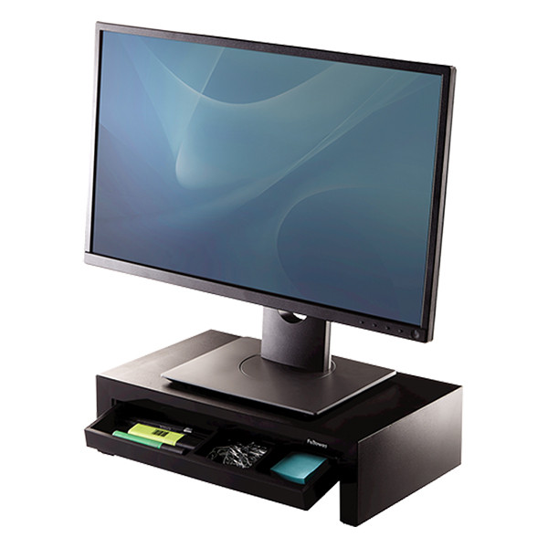 Fellowes Designer Suites black monitor stand 8038101 213286 - 3