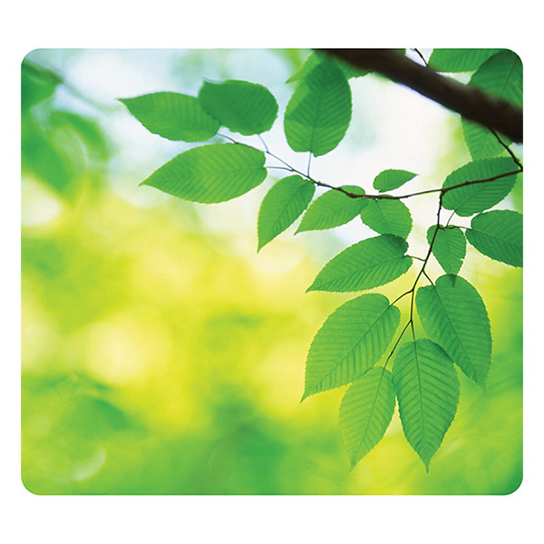 Fellowes Earth leaf print recycled mouse pad 5903801 213243 - 1