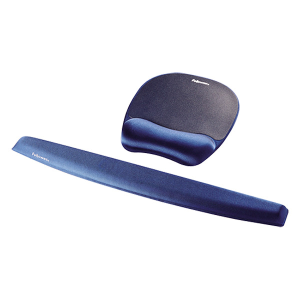Keyboard wrist rest | memory foam | sapphire | Fellowes 213255 - 4