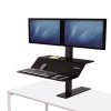 Fellowes Lotus VE Sit-Stand Workstation for 2 Monitors (with Clamp)