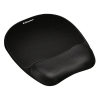 Fellowes Memoryfoam black mouse pad with wrist rest 9176501 213253