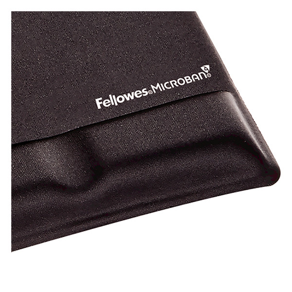 Mouse pad with wrist support | Fellowes Health-V Fabrik black 213058 - 2