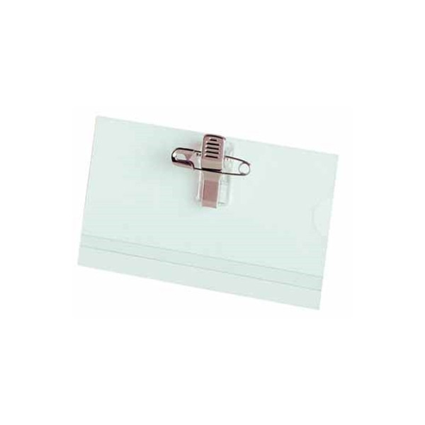Name badge with comb-clip | 92 x 56mm | Fellowes | 50-pack 213077 - 1