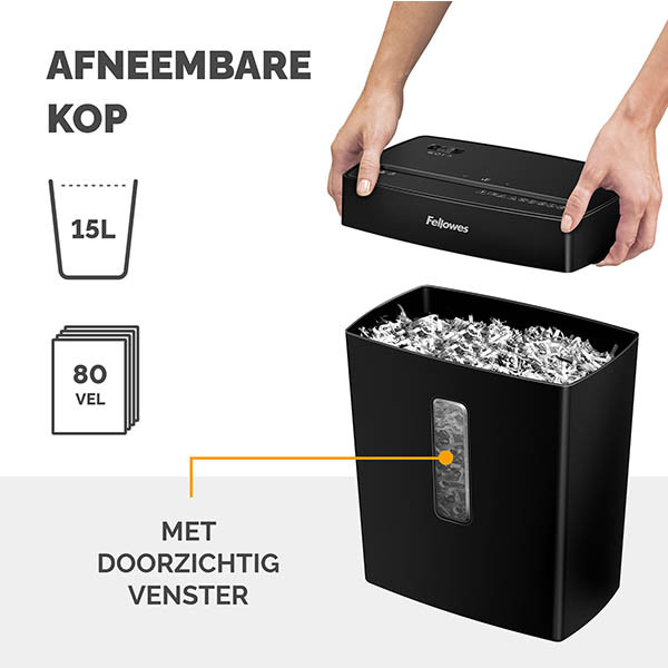 P4 paper shredder | Fellowes Powershred P-42C 213420 - 5